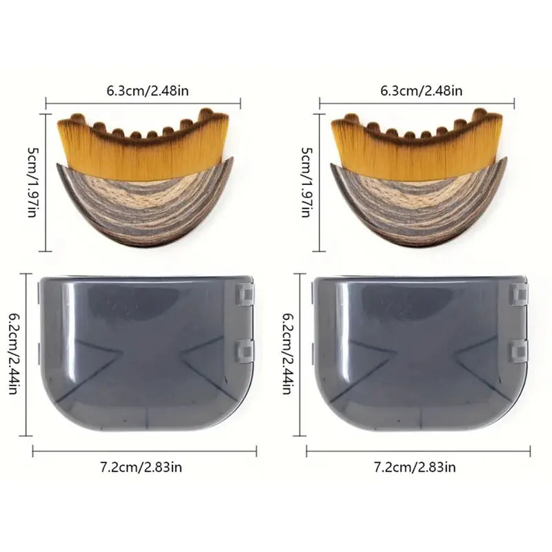 Facial Sculpting Massage Brush – Jawline & Drainage Tool