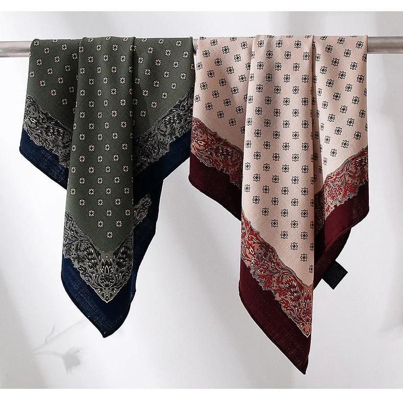 Fall 2025 New Women's Fashion Commuter Versatile Wool Silk Scarf Elegant Temperament Decorative Necker