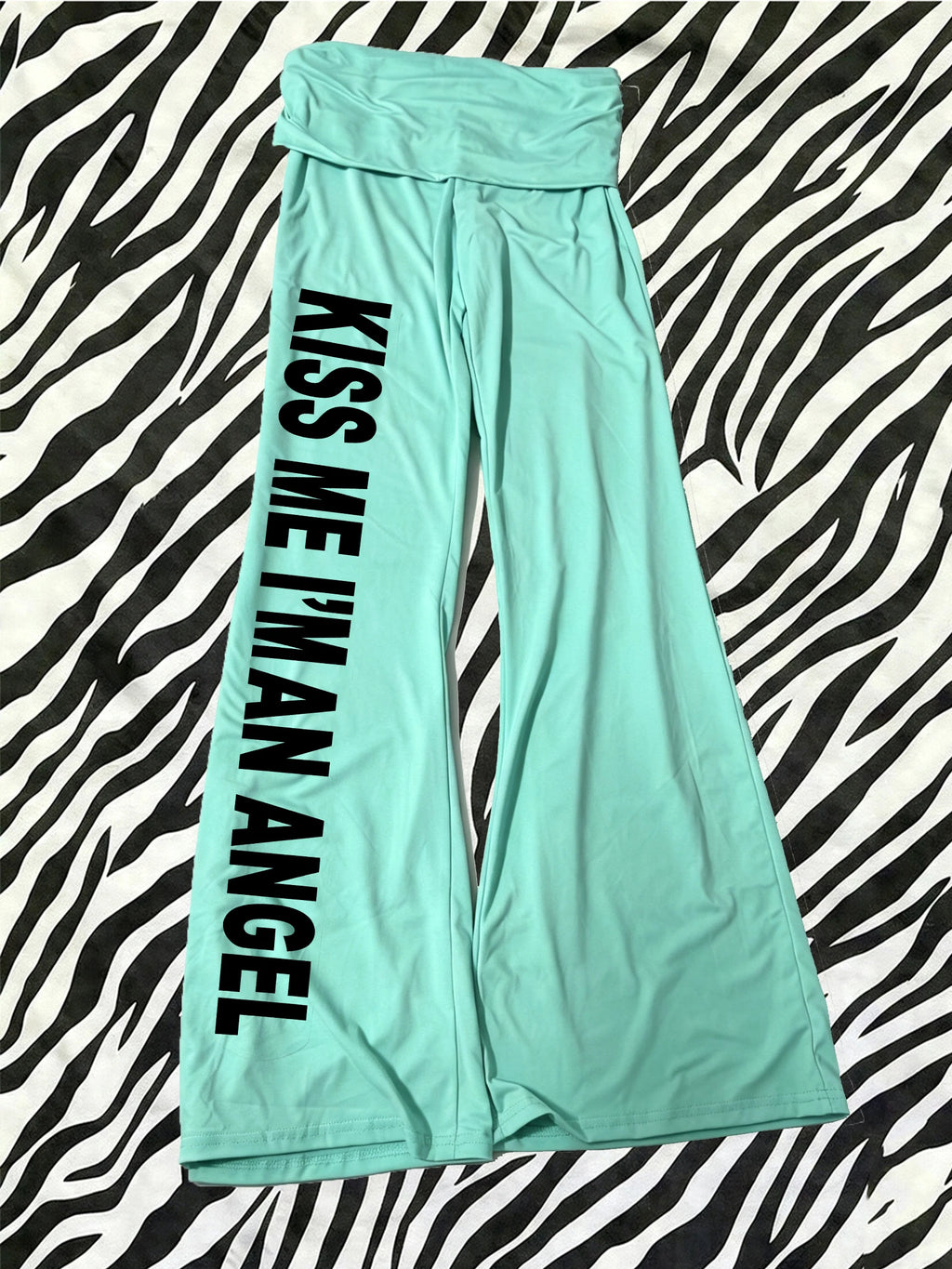 Autumn fashion gothic style sweet fashion American retro 2000s trend letter printed flared pants hip-hop street cool girl emo