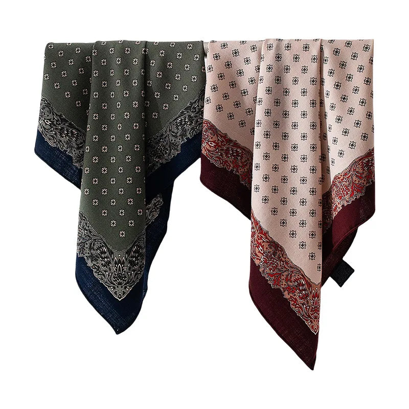 Fall 2025 New Women's Fashion Commuter Versatile Wool Silk Scarf Elegant Temperament Decorative Necker