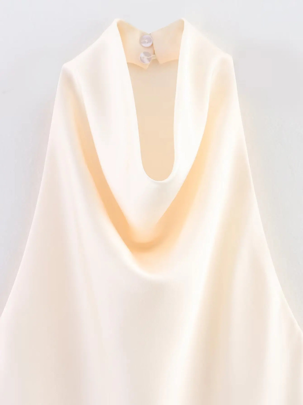 HH Spring Elegant Women Satin Halter Tops 2026 Summer Backless Off Shoulder Corset Vest Female Fashion Slim Crop Tank Top