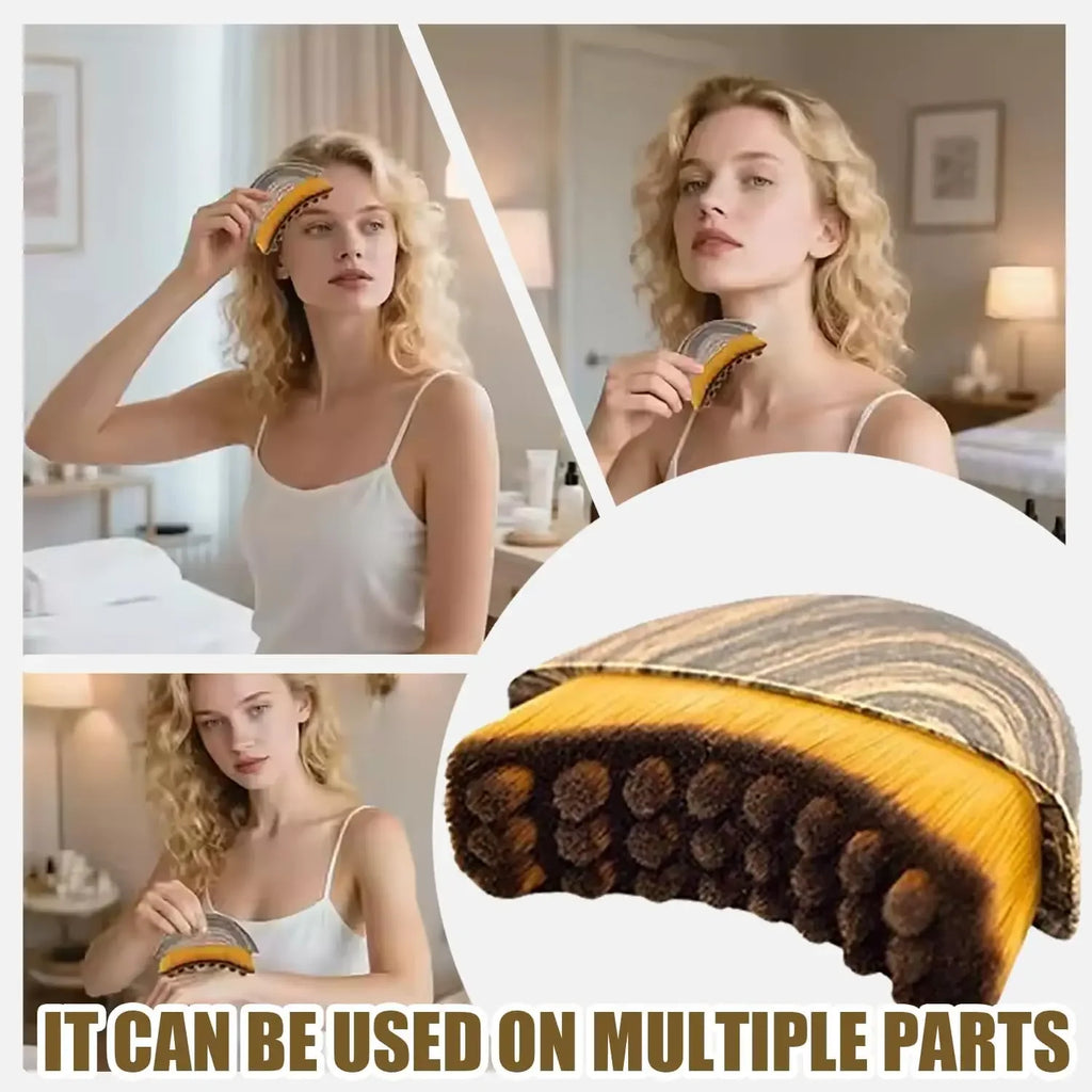 Facial Sculpting Massage Brush – Jawline & Drainage Tool