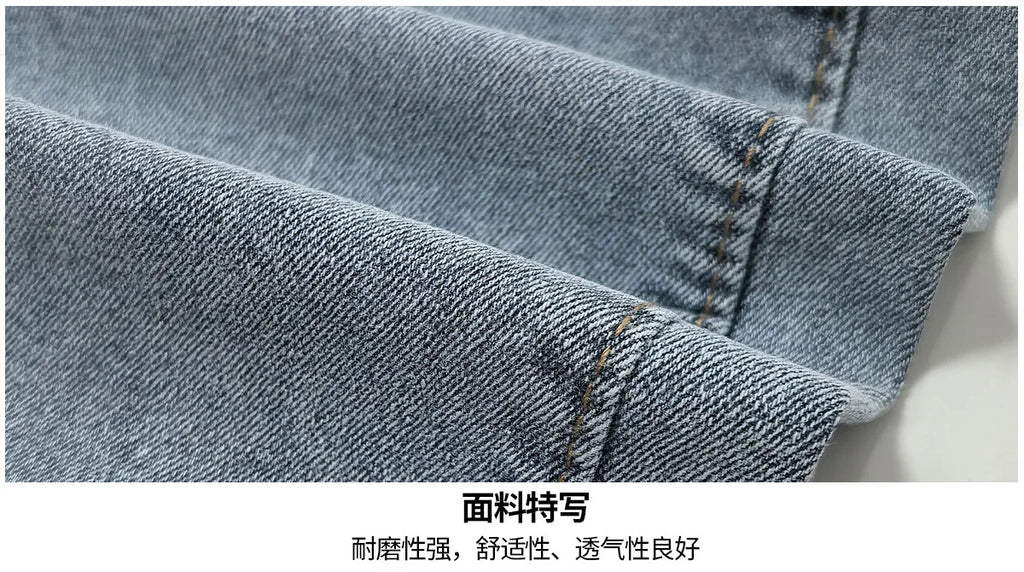 New Fall Styles: Women's High-waisted Jeans, Retro-style Black Wide-leg Trousers, and Blue Denim Pants. (Asian Sizes S-XXL)